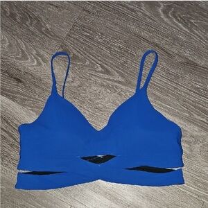 Lululemon Nwots Sz 12 Vneck Crossover Underbrand Bra SYMB Nwots